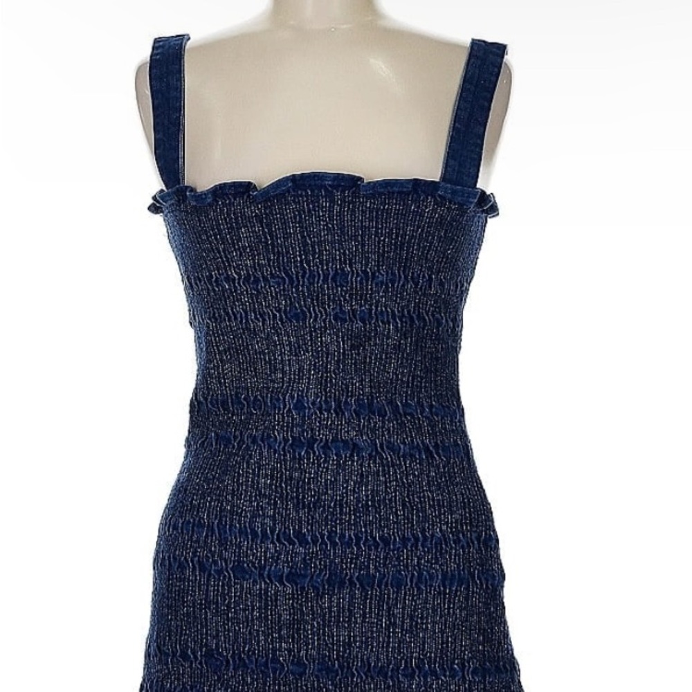 Urban Outfitters Smocked Denim Dress